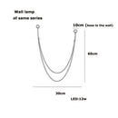 Axyaa Flexible Leather Belt LED Chandelier for Living Room
