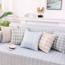 Axyaa 50x50 Cooling Cushion Cover: Luxury Solid Color Throw Pillow for Sofa, Bedside & Office