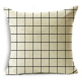 Axyaa Geometric Lines Monochrome Pattern Pillowcase for Stylish Décor