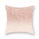 Axyaa Pink Bling Dots Geometric Throw Pillow Cover
