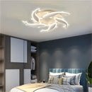 Axyaa Fish Design LED Ceiling Light for Modern Indoor Lighting in Living Room Bedroom