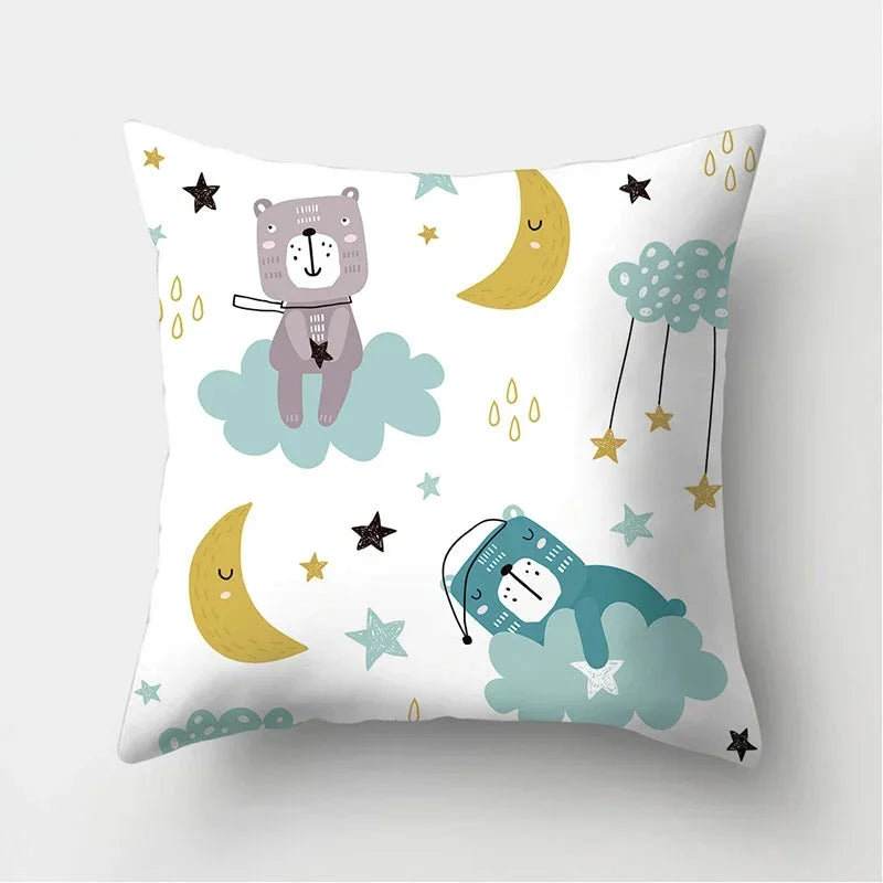 Axyaa Decorative Cushions Pillowcase - Soft Polyester Throw Pillow Cover for Sofa Décor