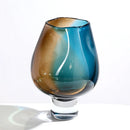 Axyaa Gradient Glass Vase Tall Terrarium Flower Arrangement Home Decor