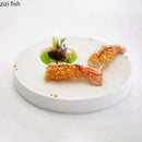 Axya Solid Color Ceramic Dinner Plate for Sushi, Steak, and Desserts