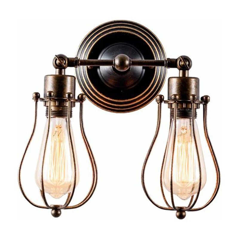 Axyaa Adjustable Vintage Loft Wall Sconce Bedside Lamp