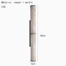 Axyaa Natural Marble LED Wall Lamp in Gold, Black, or Copper for Indoor Lighting