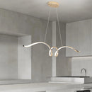 Axyaa Aluminum Pendant Light: Modern Minimalist Creative Lighting for Dining Area
