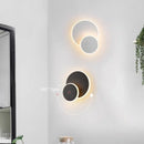 Axyaa Rotating Wall Lamp: Modern Minimalist Bedroom Sconce for Nordic Living Room