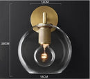 Axyaa LED Copper Wall Lamp for Restaurant Living Room TV Background Lighting
