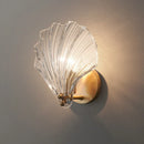 Axyaa Elegant Crystal Shell Wall Lamp for Bedroom & Living Room
