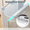 Axyaa Collapsible Hanging Kitchen Trash Can | Compact Waste Bin for Under Sink