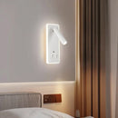 Axyaa Bedroom Wall Lamp with 2 Switch Reading Light, Magnetic Charging - 5200mAh