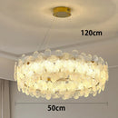 Axyaa Crystal Chandelier: Luxury Living Room & Dining Room Pendant Light
