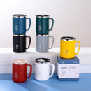 Axyaa 500ml Stainless Steel Vacuum Flask Coffee Cup Insulated Thermal Water Bottle