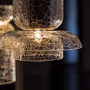 Axyaa Cracked Glass Pendant Light for Modern Indoor Decor