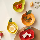 Handcrafted Ceramic Fruit Seasoning Dish Set by Axyaa - Home Specialty Tableware