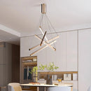 Axyaa Stainless Steel Ceiling Chandelier LED Pendant Light for Nordic Home Decor