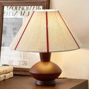 Axyaa Solid Wood Table Lamp: French Medieval Retro Hand-woven Romantic Light