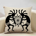 Axyaa African Woman Geometric Pillow Cover Ethnic Sofa Decoration
