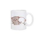 Axyaa Kawaii Panda Bear Mocha Cat Christmas Mug Mugs Set Original Drinkware