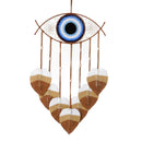Axyaa Evil Eye Dreamcatcher Boho Wall Decor Handmade Feather Dreamcatcher Art