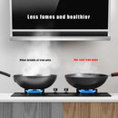 Axyaa 32cm Traditional Iron Wok Pan Non-stick High Quality Frying Cookware