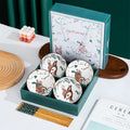 Axyaa Ceramic Cartoon Bowls & Chopsticks Set - Creative Gift Pack