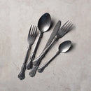 Axya Vintage Spoon Knife Fork Set, Table Shoot Cutlery Props
