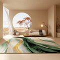 Axyaa Luxe Plush Carpet: Soft Thick Living Room Area Rug, Anti-slip Floor Mat