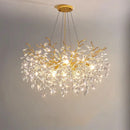 Axyaa Crystal Chandelier Pendant Light for Living Room and Bedroom