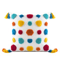 Tufted Rainbow Cushion Cover for Home Decor Axyaa Brand