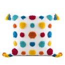 Tufted Rainbow Cushion Cover for Home Decor Axyaa Brand