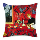 Axyaa Matisse Portrait Art Printed Cushion Cover 45X45cm