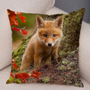 Axyaa Fox Pillowcase for Home, Office, Car Decor