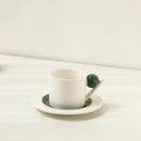 Axyaa Geometric Ceramic Coffee Cup Set