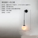 Axyaa Nordic Modern LED Wall Lamp Bedroom Living Room Gold Light Fixtures