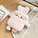 Axyaa Plush Hot Water Bottle Hand Warmer Belly Foot Period Pain Relief
