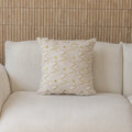 Axyaa Rabbit Fur Christmas Pillow Cover: Quilted & Embroidered Decorative Cushion