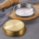 Axyaa 304 Stainless Steel Korean Food Storage Tray Snack Pan Kimchi Plate Kitchen Utensils