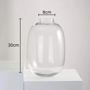 Axyaa Glass Vase Desk Decoration Flower Arrangement Hydroponics Room Decor