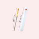Axyaa 316 Stainless Steel Chopsticks Pair With Box, Anti-Slip Reusable Sushi Stick