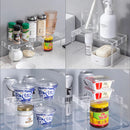 Axyaa Fridge Organizer Rack Shelf Separator Storage Stand Space Saver Kitchen Accessory