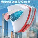 Axyaa Magnetic Double-Side Window Cleaner Brush - Automatic Water Discharge Glass Wiper