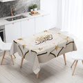 Elegant Ramadan Calligraphy Tablecloth for Eid Décor by Axyaa