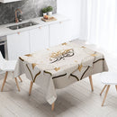 Elegant Ramadan Calligraphy Tablecloth for Eid Décor by Axyaa