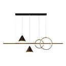 Axyaa Luxe Modern Chandelier for Dining Room, Bar & Kitchen Island