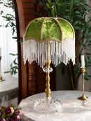Axyaa Gold Lustre Tassel Table Lamp for Bedroom Girls/Princess Room