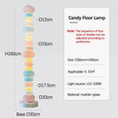 Axyaa Candy Floor Lamp: Princess Style Glass Table Lamp for Children's Bedroom