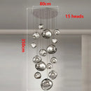 Axyaa LED Pendant Chandeliers for Modern Staircase Living Room Decor