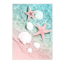 Nordic Beach Surfing Coconut Tree Poster Art Print Modern Home Decor by Axyaa